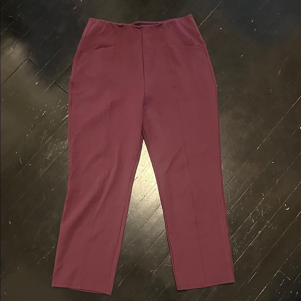 Old Navy Stevie Straight Burgundy Trousers